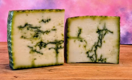 Pesto Verde Curado; Manchego mit Pesto-Creme